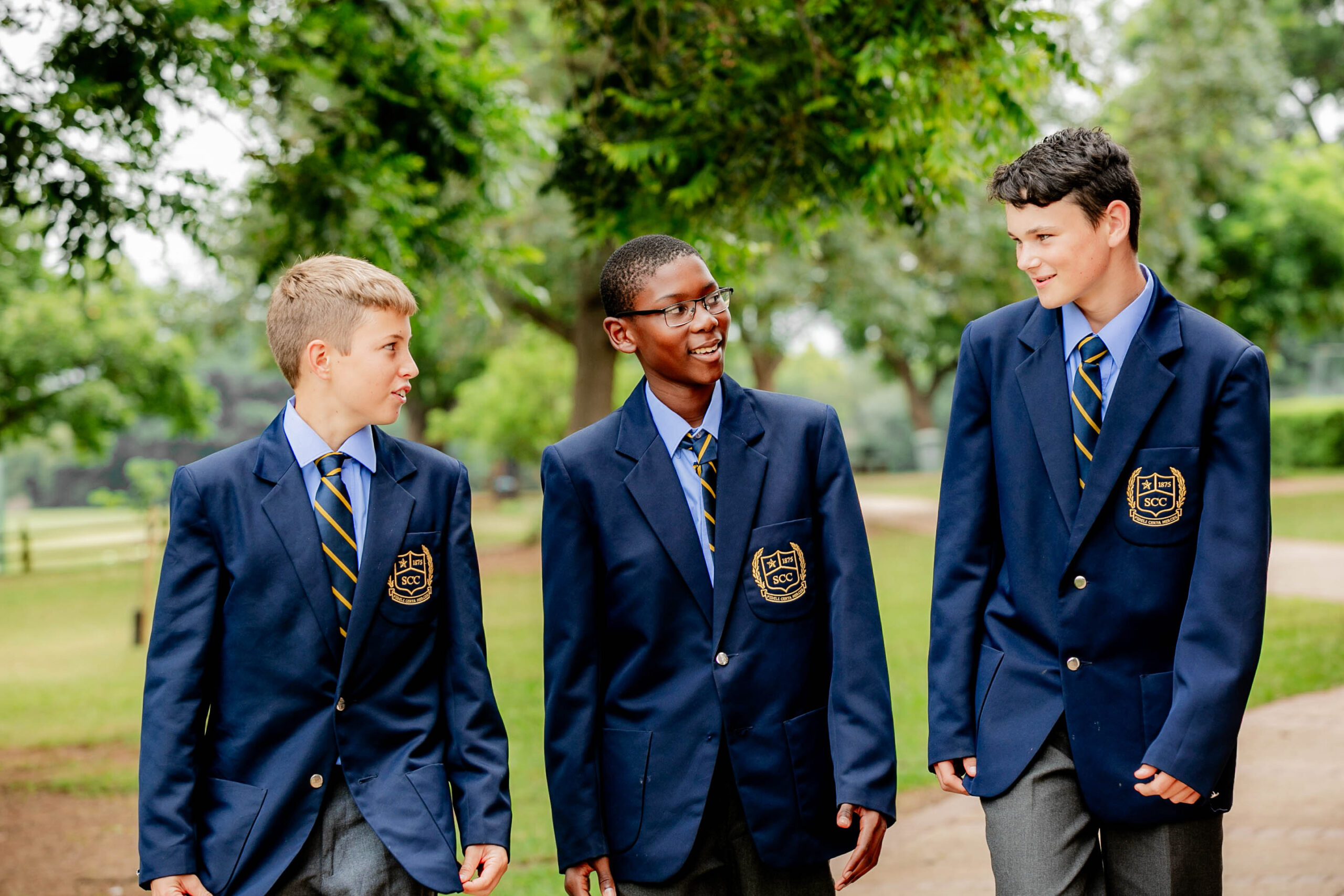 High School boys at St Charles College