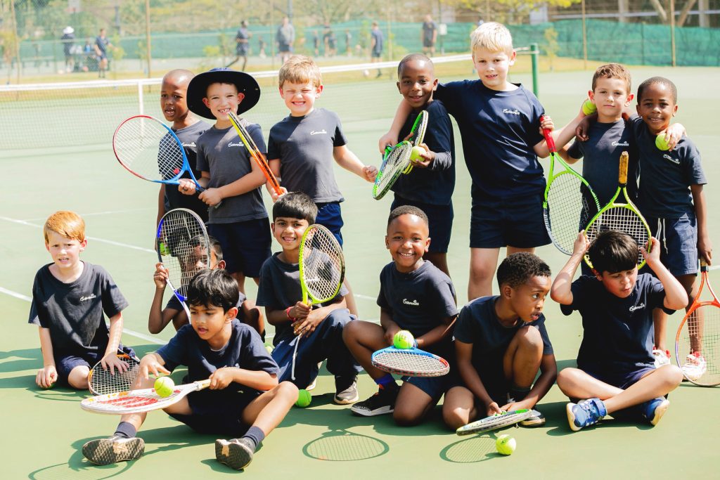 tennis lessons for our Scrummies boys