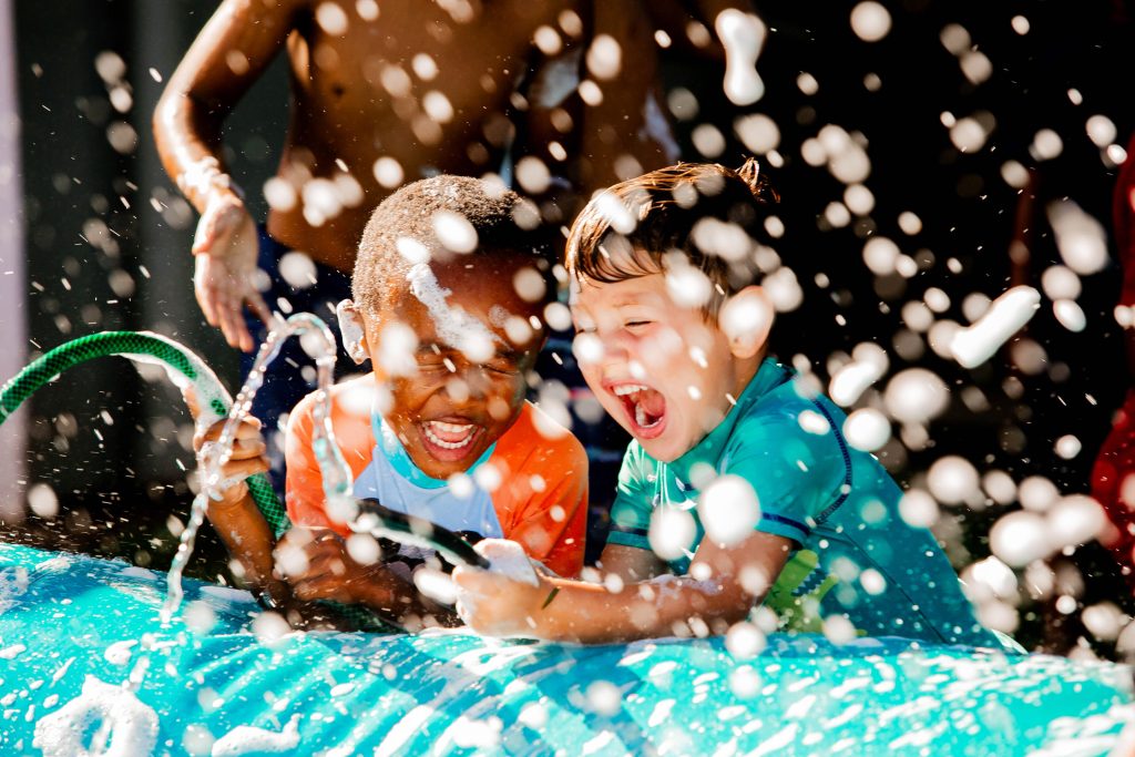 playing in the pre-primary school